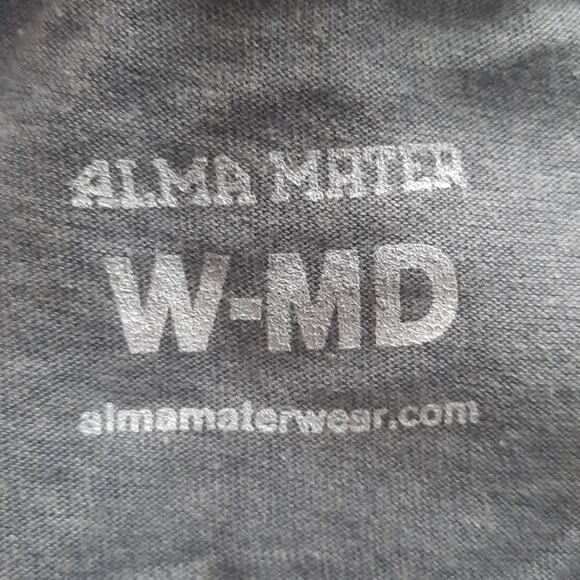 Alma Mater Women's University of Memphis Long Sleeve Graphic Tee Blue Gray Med - Picture 8 of 10